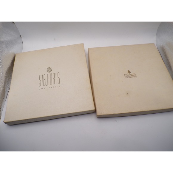 Vintage Stewart's Louisville Handkerchiefs in Box Set of 3&2 Embroidered Floral - Picture 1 of 5